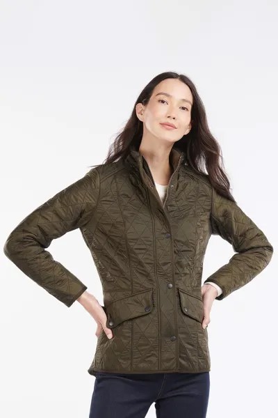 Кавалерийская стеганая куртка Barbour, зеленый