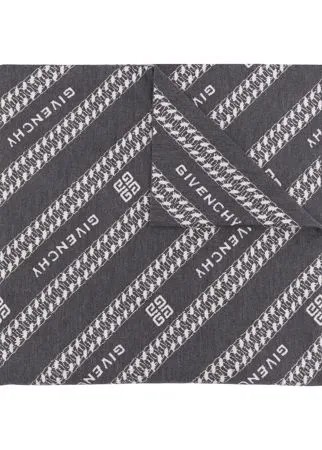 Givenchy двусторонний шарф с узором G Chain