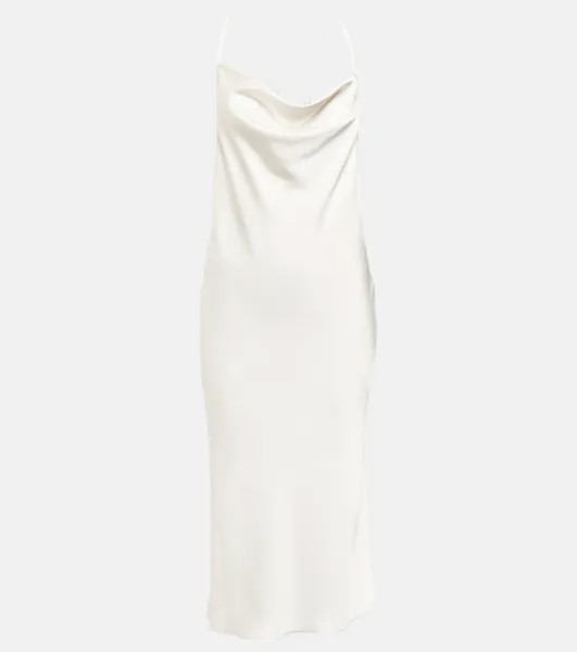 Атласное платье-комбинация Bridal Grace ROTATE BIRGER CHRISTENSEN, нейтральный