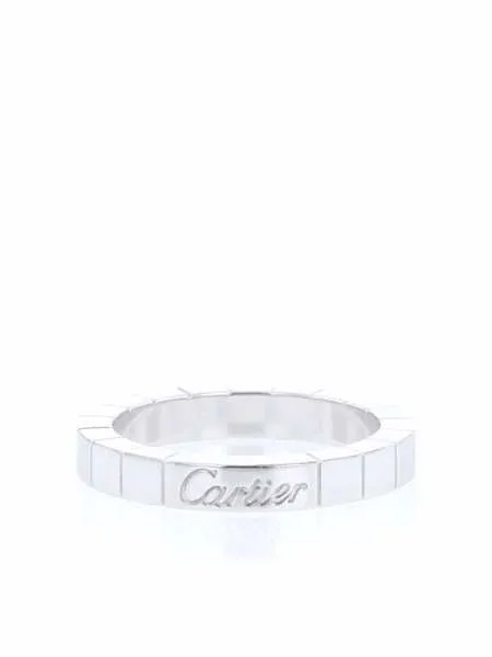 Cartier кольцо Lanière из белого золота