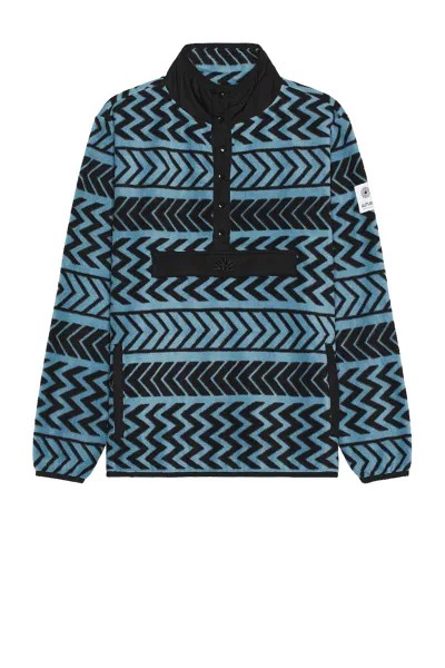 Свитер Autumn Headwear Orb Half Snap Fleece, цвет Chevron