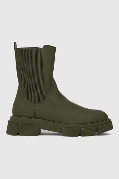 Темно-зеленые ботинки челси Энистон на толстой подошве Schuh, зеленый