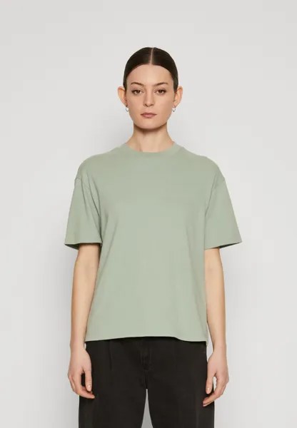 Базовая футболка Abercrombie & Fitch, зеленый