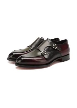 Кожаные монки Santoni