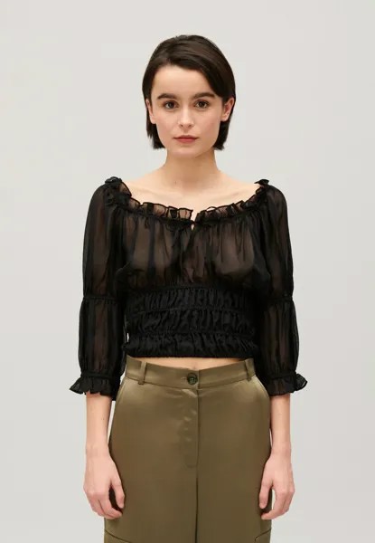 Блузка Volants Claudie Pierlot, черный