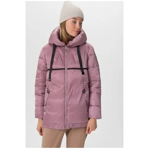 Куртка демисезонная с утеплителем из био-пуха El_W60604 Розовый 50