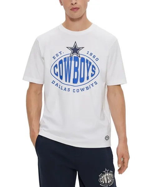 Мужская футболка BOSS x NFL Hugo Boss, цвет White