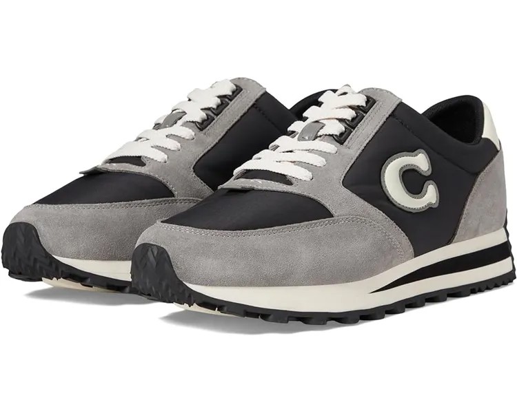Кроссовки COACH Runner Sneaker, цвет Black/Heather Grey