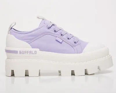 Buffalo Raven Lo Vegan Women-#39;s Lavendel Casual Lifestyle Sneakers Boots Shoes