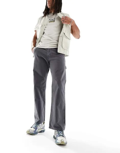 Светло-серые практичные джинсы свободного кроя Jack & Jones Eddie