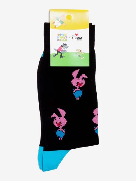 Носки с рисунками St.Friday Socks - Пятачок, Черный