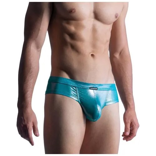 Плавки ManStore  M861 - Beach Cheeky Brief, размер M, голубой, бирюзовый