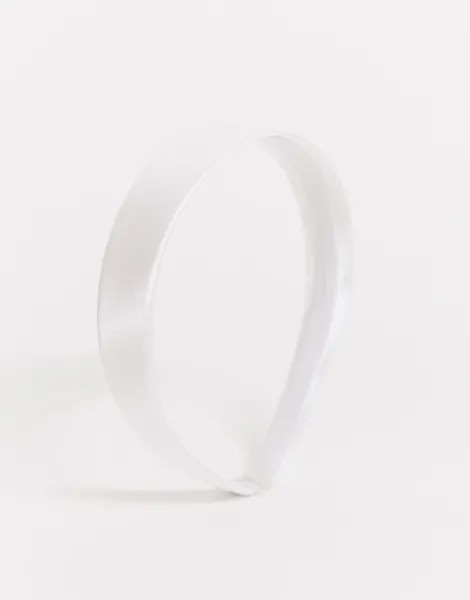 Белый ободок ASOS DESIGN