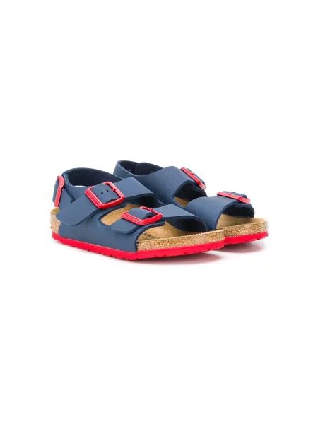 Birkenstock Kids сандалии Milano с пряжками