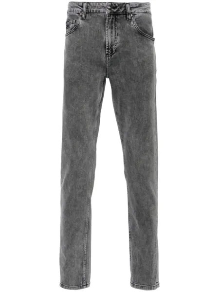 Versace Jeans Couture джинсы скинни с заниженной талией, серый