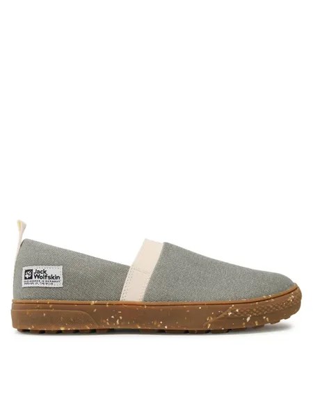 Полуботинки Ecostride 3 Espandrille W Jack Wolfskin, зеленый