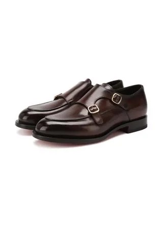 Кожаные монки Santoni