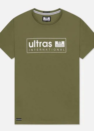 Мужская футболка Weekend Offender Ultras, цвет зелёный, размер XXL