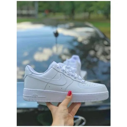 Кроссовки NIKE Air Force 1, размер 45, белый