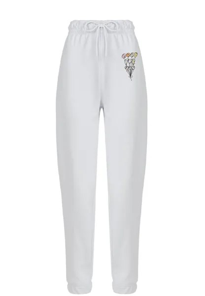 Спортивные брюки женские IRENEISGOOD 131161 белые M
