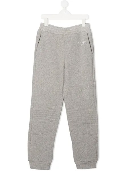 Balmain Kids спортивные брюки с логотипом