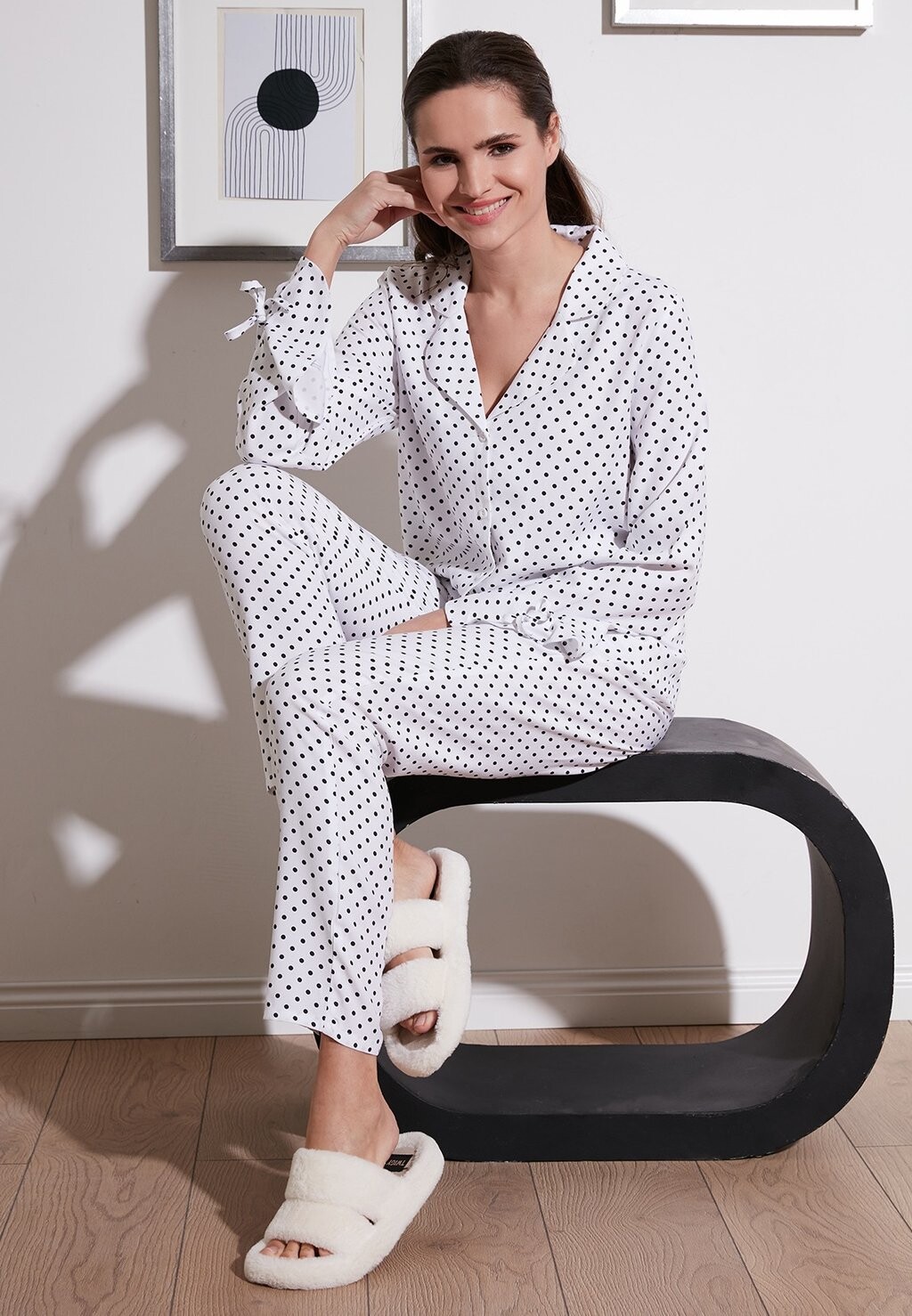 Пижама REGULAR FIT LELA, белый