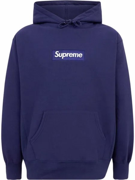 Худи с логотипом Supreme, синий