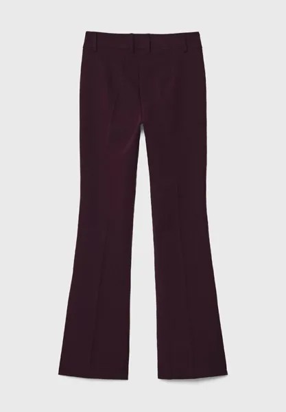 Тканевые брюки TAILORED FLARED Stradivarius, Бордо
