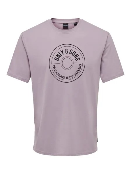 Футболка Only & Sons, цвет Mauve