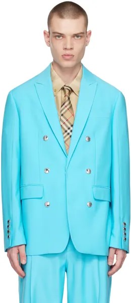Синий строгий пиджак Burberry