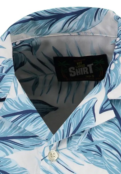 Рубашка Msh Belize 1/2 Patterned Key Largo, белая