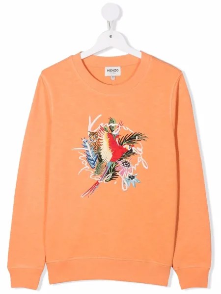 Kenzo Kids толстовка с вышивкой