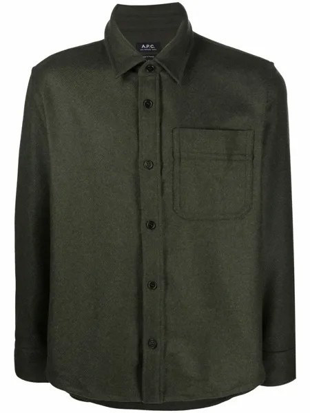 A.P.C. рубашка с длинными рукавами