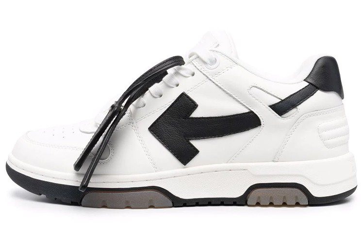 OFF-WHITE Out Of Office Низкие кеды 30 ММ ООО Черный Белый Синий
