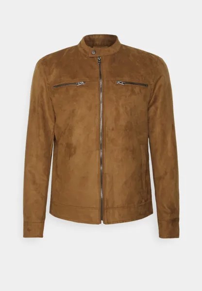 Куртка из искусственной кожи ONSWILLOW JACKET Only & Sons, коньячный