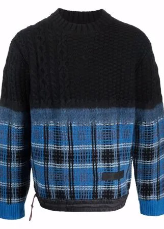Tommy Hilfiger джемпер со вставками в клетку глен