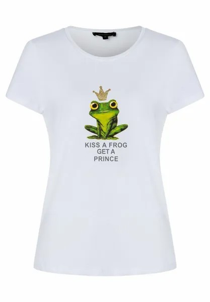 Футболка с принтом MIT FROSCH More & More, цвет weiã