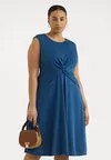 Платье из джерси TWIST FRONT JERSEY DRESS Ralph Lauren, синий