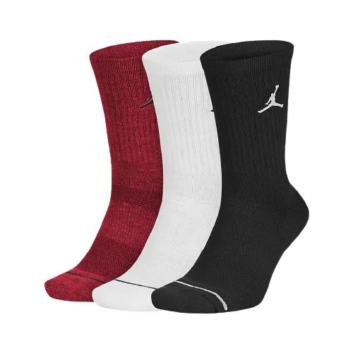 Носки Jordan размер L, черный/белый/красный