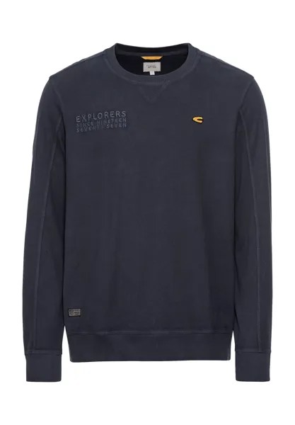 Толстовка, вышивка логотипа, этикетка, мужская camel active, цвет Night Blue