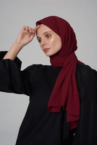 Палантин женский MADAME POLO 4684, бордовый (доставка из-за рубежа)