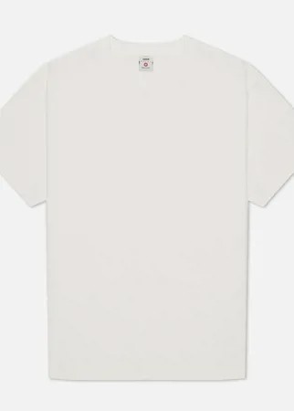 Мужская футболка Edwin Blank Crew Neck, цвет белый, размер L