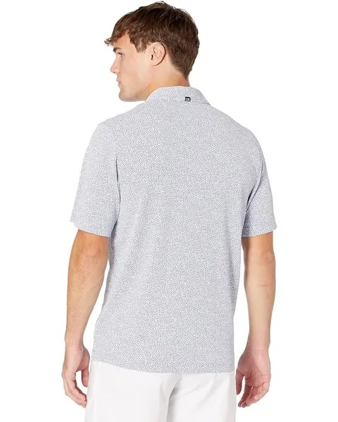 Поло Cutter & Buck Virtue Eco Pique Botanical Print Polo, цвет Hyacinth