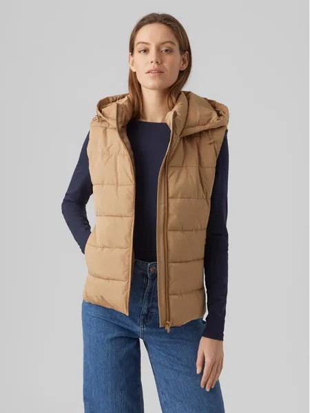 Жилет стандартного кроя Vero Moda, коричневый