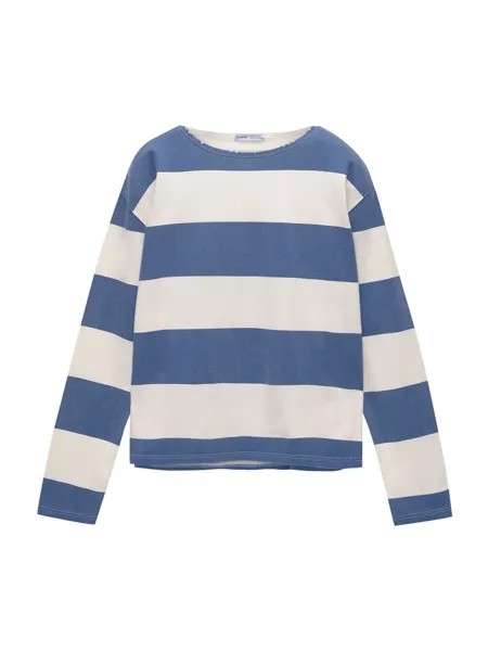 Лонгслив Pull&Bear, сапфировый