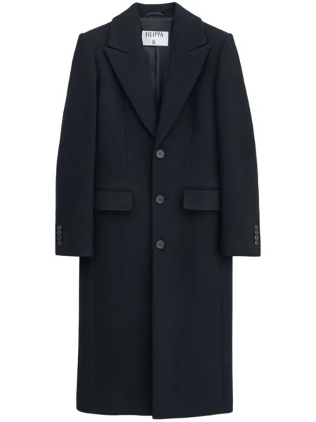 Filippa K однобортное пальто 93, черный