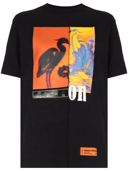 Heron Preston футболка с принтом Split