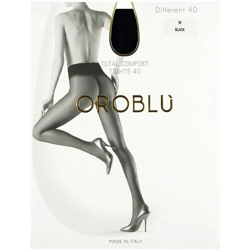 Колготки Oroblu Different, 40 den, размер 1, черный