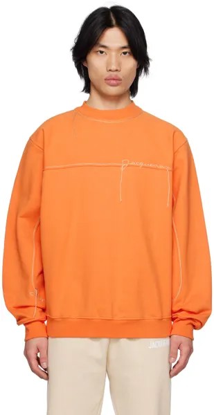 Оранжевый Толстовка Le Raphia 'Le Sweatshirt Fio' Jacquemus