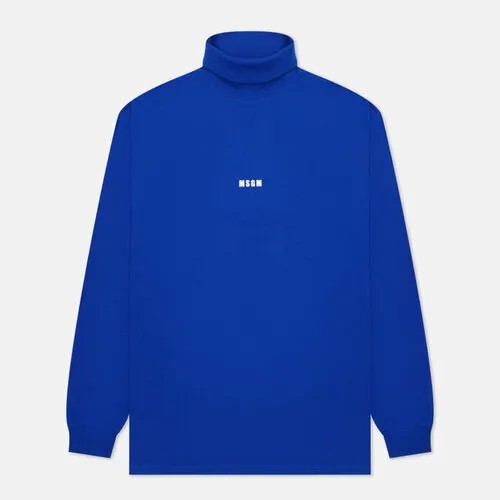 Лонгслив MSGM, хлопок, размер XL, синий